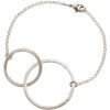 Gemshine - Damen - Armband - Eternity Kreise - Infinity - Minimalistisch - Geometrisch - Design - Silber – Bild 3