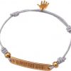Gemshine - Damen - Armband - Gravur - HAPPILY EVER AFTER - Rose Vergoldet - Hellgrau – Bild 3
