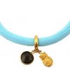 Gemshine - Damen - Armband - Vergoldet - Edelstein - Rauchquarz - Eule - Blau - Braun – Bild 3