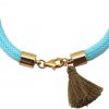 Gemshine - Damen - Armband - Vergoldet - Edelstein - Rauchquarz - Eule - Blau - Braun – Bild 4