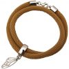 Gemshine - Damen - Armband - Wickelarmband - 925 Silber - Schmetterling - Braun