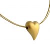 Gemshine - Damen - Herz - Halskette - Anhänger - 925 Silber - Vergoldet - 2 cm – Bild 4