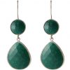 Gemshine - Damen - Ohrringe - 925 Silber - Smaragd - Grün - CANDY - Tropfen - 6 cm