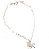 GEMSHINE Armband mit Einhorn. Armkette aus 925 Silber mit einer Länge von 18 cm. Massiv 925 Silber, vergoldet, rosé vergoldet. Made in Spanien. Geschenketui – Bild 3