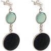 GEMSHINE Ohrringe mit Saphiren und Chalcedonen. Ohrhänger aus 925 Silber, gelb oder rose. Made in München / Deutschland. Im edlen Schmucketui. Auch als SET mit Halskette. – Bild 5
