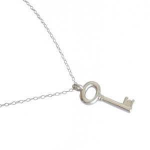 Gemshine - Damen - Anhänger - Schlüssel - Halskette - 925 Silber - 5,5 cm