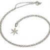 Gemshine - Damen - Halskette - Anhänger - SCHNEEFLOCKE - 925 Silber - 1 cm – Bild 4