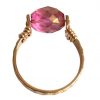 Gemshine - Damen - Ring - Spannring - Vergoldet - Turmalin - Rosa, Ringgröße:56 (17.8) – Bild 5