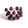 Gemshine - Damen - Ring - 925 Silber - Granat - Dunkelrot, Ringgröße:58 (18.5)