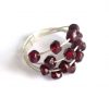 Gemshine - Damen - Ring - 925 Silber - Granat - Dunkelrot, Ringgröße:58 (18.5) – Bild 4