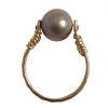 Gemshine - Damen - Ring - Spannring - Vergoldet - Zuchtperle - Tahiti - Grau - 8mm, Ringgröße:57 (18.1) – Bild 5
