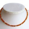 Gemshine - Damen - Halskette - Vergoldet - Bernstein - Gelb - Orange - 45 cm – Bild 4