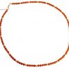 Gemshine - Damen - Halskette - Vergoldet - Bernstein - Gelb - Orange - 45 cm – Bild 3