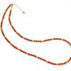 Gemshine - Damen - Halskette - Vergoldet - Bernstein - Gelb - Orange - 45 cm – Bild 5