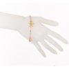 GEMSHINE Maritim Nautics Armband mit Seepferd, Seestern und Anker Charms aus 925 Silber, hochwertig vergoldet oder rose im Navy Stil - Made in Madrid, Spanien, Metall Farbe:Silber vergoldet – Bild 5