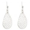 GEMSHINE Maritim Nautics Ohrringe mit Meer Anemone Ohrhänger in 925 Silber, hochwertig vergoldet oder rose im Navy Ozean Stil - Made in Madrid, Spain, Metall Farbe:Silber