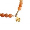 Gemshine - Damen - Armband - Aventurin - Orange - Vergoldet - 6 mm – Bild 5