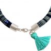 Gemshine - Damen - Armband - 925 Silber - AZTEC - BEE - Biene  - Saphir - Blau – Bild 4