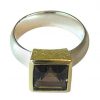 Gemshine - Damen - Ring - Silber 925 - Vergoldet - Rauchquarz - Braun, Ringgröße:56 (17.8) – Bild 5