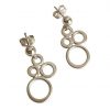 Gemshine - Damen - Ohrringe - 925 Silber - BUBBLES - 2 cm – Bild 3