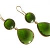 Gemshine - Damen - Ohrringe - 925 Silber - Vergoldet - Peridot - Grün - CANDY - Tropfen - 6 cm – Bild 4