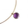 Gemshine - Damen - Halskette - 925 Silber - Vergoldet - Amethyst - Violett - CANDY - 45 cm – Bild 4