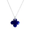 Gemshine - Damen - Halskette - Anhänger - 925 Silber - Chalcedon - Blau - GEM - 2,5 cm – Bild 4