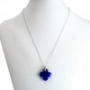 Gemshine - Damen - Halskette - Anhänger - 925 Silber - Chalcedon - Blau - GEM - 2,5 cm – Bild 3