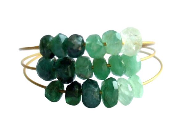 Gemshine - Damen - Ring - Vergoldet - Smaragd - Grün, Ringgröße:62 (19.7) – Bild 3