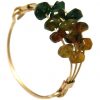 Gemshine - Damen - Ring - Vergoldet - Turmalin - Grün - Orange, Ringgröße:52 (16.6) – Bild 4