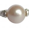 Gemshine - Damen - Ring - Spannring - 925 Silber - Zuchtperle - Weiß - 8mm, Ringgröße:57 (18.1) – Bild 3