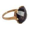 Gemshine - Damen - Ring - 9k (375) Gold - Rauchquarz - Braun - 15mm, Ringgröße:56 (17.8) – Bild 4