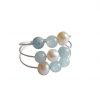 Gemshine - Damen - Ring - 925 Silber - Aquamarin - Perlen - Blau - Weiß, Ringgröße:52 (16.6) – Bild 5