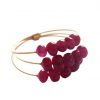 Gemshine - Damen - Ring - Vergoldet - Rubin - Rot, Ringgröße:58 (18.5) – Bild 5