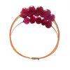 Gemshine - Damen - Ring - Vergoldet - Rubin - Rot, Ringgröße:60 (19.1) – Bild 5