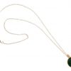 Gemshine - Damen - Halskette - 925 Silber - Vergoldet - Smaragd - Grün - CANDY - 45 cm – Bild 4