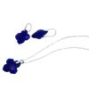 Gemshine - Damen - Halskette - Anhänger - 925 Silber - Chalcedon - Blau - GEM - 2,5 cm – Bild 5