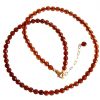 Gemshine - Damen - Halskette  - Vergoldet - Bernstein - Facettiert - Gelb - Orange - 45 cm
