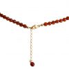 Gemshine - Damen - Halskette  - Vergoldet - Bernstein - Facettiert - Gelb - Orange - 45 cm – Bild 5