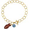 Gemshine - Damen - Armband - Vergoldet - Fisch - Rot - Blau - MADE WITH SWAROVSKI ELEMENTS® - 3 cm – Bild 3
