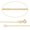 GEMSHINE 14k 585 Gold Halskette. 0,9 mm Ankerkette im klassischen Design mit Längen von 40 bis 76 cm – Bild 4