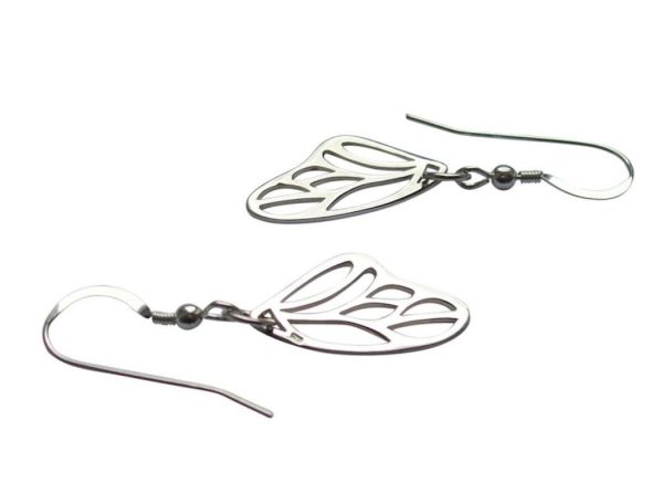 Gemshine - Damen - Ohrringe - Schmetterling - Flügel - WINGS - 925 Silber –- 3 cm – Bild 5