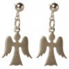Gemshine - Damen - Kinder - Ohrringe - 925 Silber - Engel - 2 cm