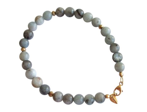 Gemshine - Damen - Armband - Aquamarin - Blau - Vergoldet - 6 mm – Bild 5