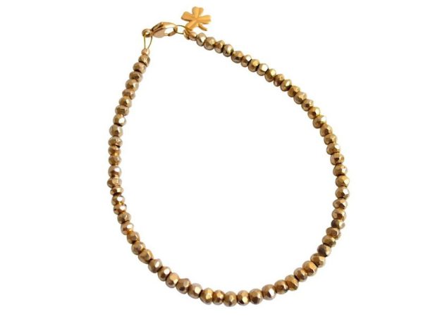 Gemshine - Damen - Armband Set - Trilogy - Gold - Silber - Schwarz - Pyrit - 925 Silber - Vergoldet – Bild 5