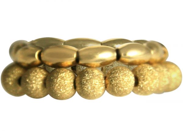 Gemshine - Damen - Ring set - Vergoldet - STARDUST, Ringgröße:62 (19.7) – Bild 5