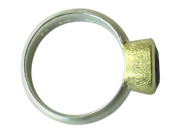 Gemshine - Damen - Ring - Silber 925 - Vergoldet - Rauchquarz - Braun – Bild 5